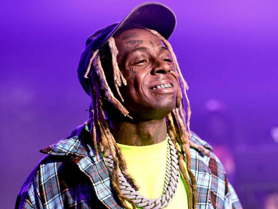 Lil Wayne performs onstage at the NBA 2K23 Launch Event at Rolling Greens on September 07, 2022 in Los Angeles, California.