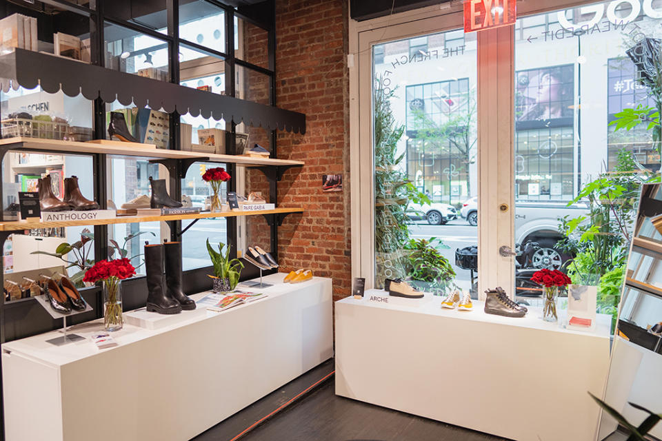 The French Footwear Edit at Neighborhood Goods NYC. - Credit: Gabe Suazo