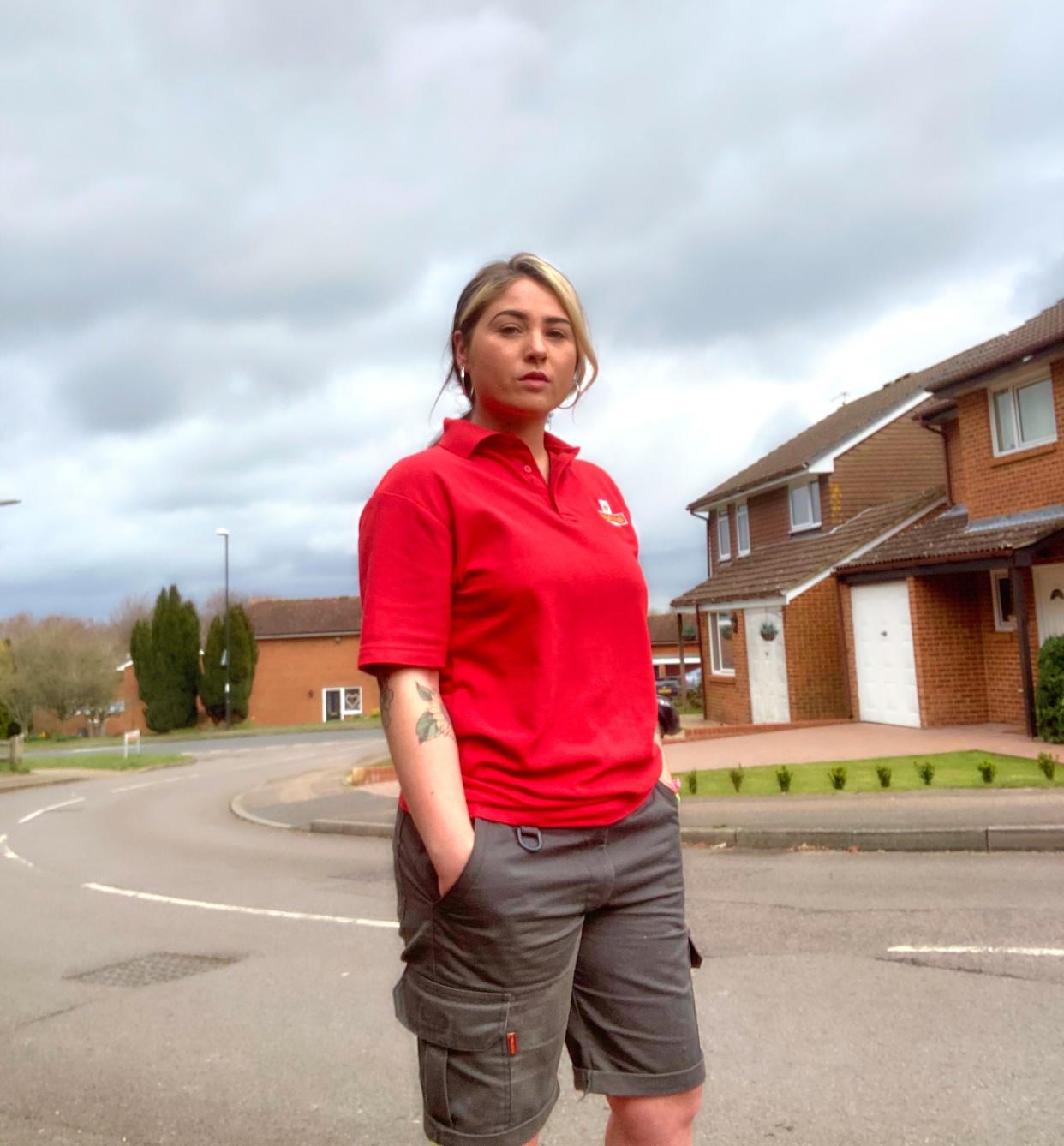Postwoman says she routinely feels scared and in danger while doing her job  (Eliza Hatch / Cheer Up Luv)