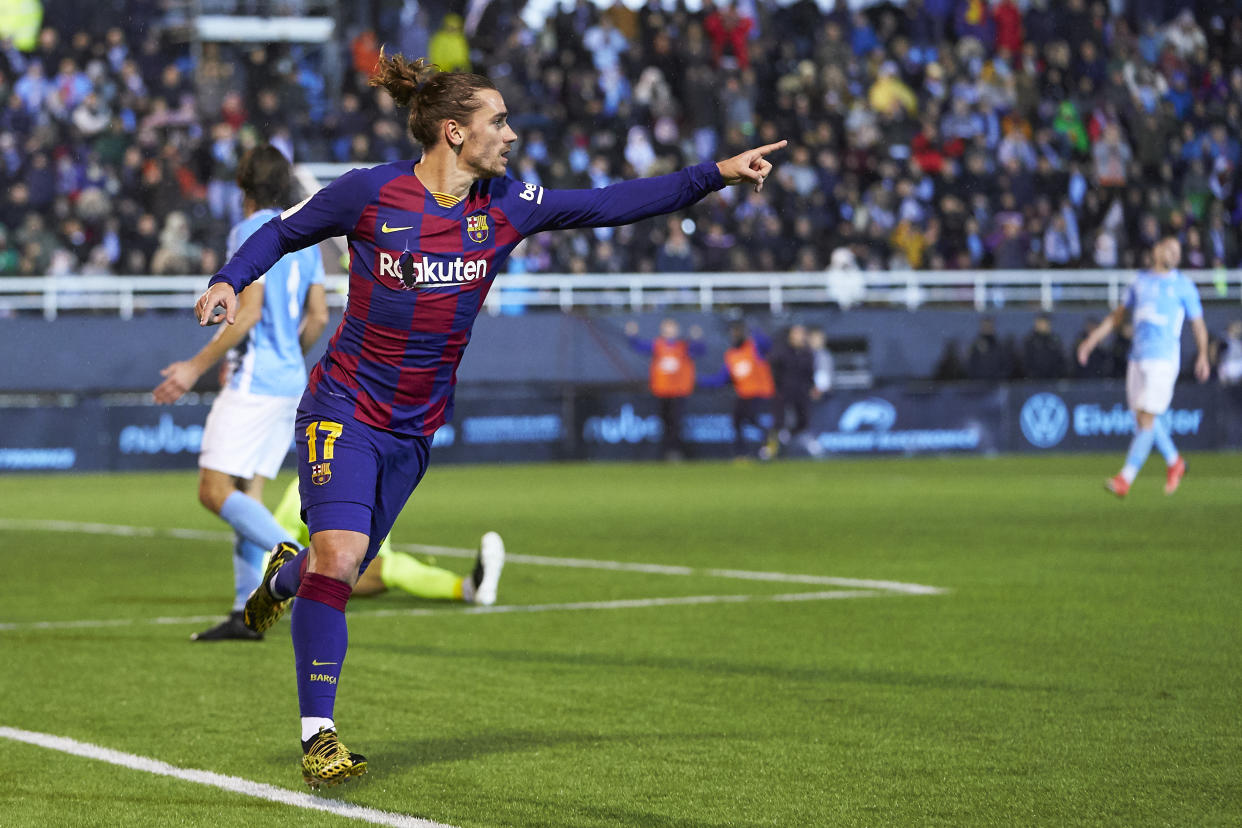 Antoine Griezmann's second-half goals spared Barcelona from true embarrassment. (Photo by Quality Sport Images/Getty Images)