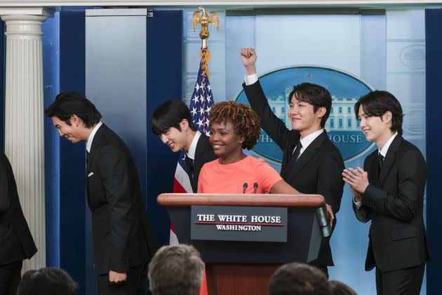 More than a quarter-million people reportedly watched BTS's appearance at the White House. (Photo: Kevin Dietsch via Getty Images)