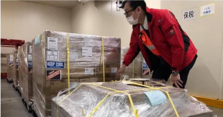 日本第4波捐贈給台灣的疫苗預計下週到貨。（圖／翻攝自謝長廷臉書）