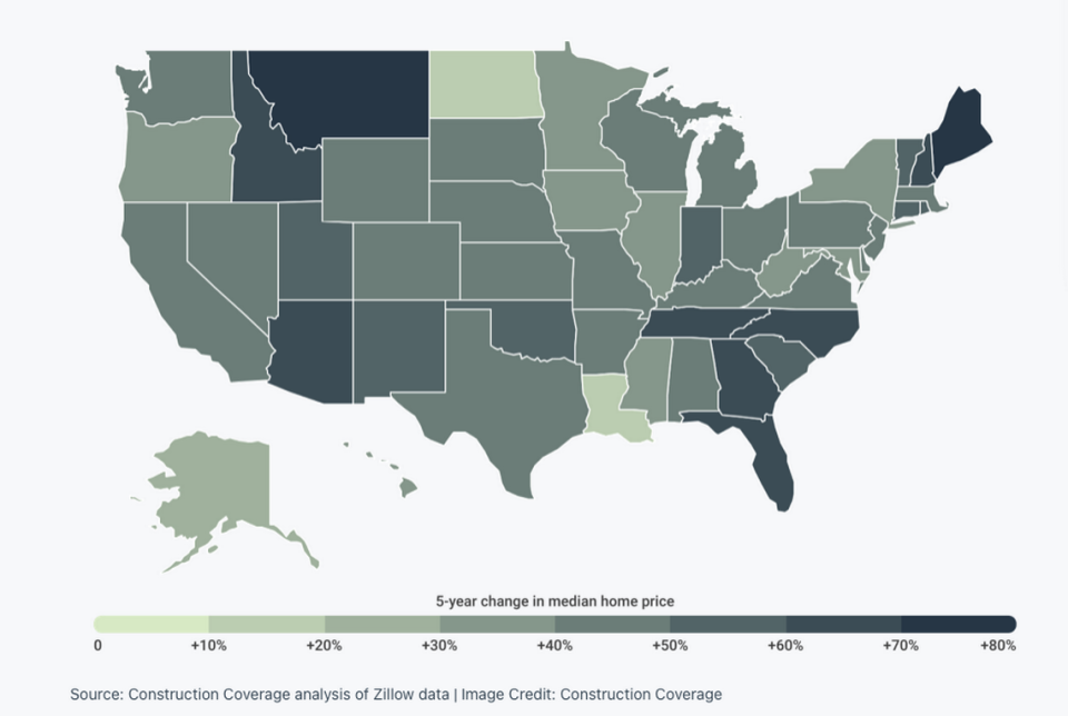 Home prices in. the Mountain West, Northeast and South Atlantic are growing fast.