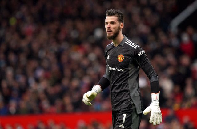 Manchester United goalkeeper David de Gea 