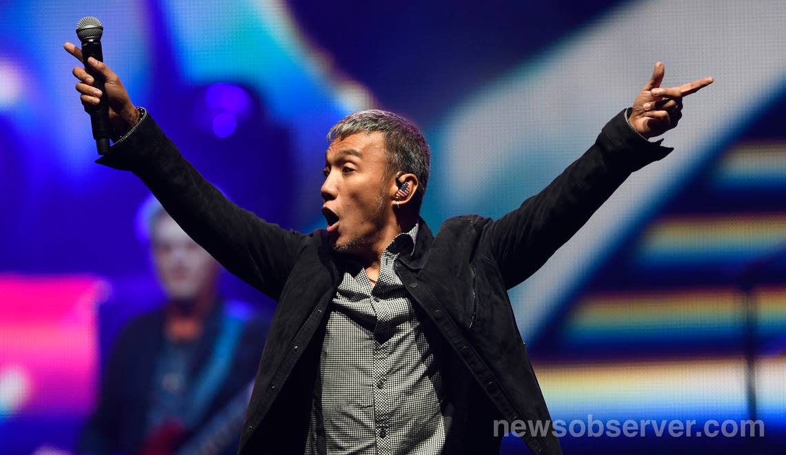 Journey with Arnel Pineda, show in a 2018 photo, singing lead vocals will be at Rupp Arena on Feb. 14.