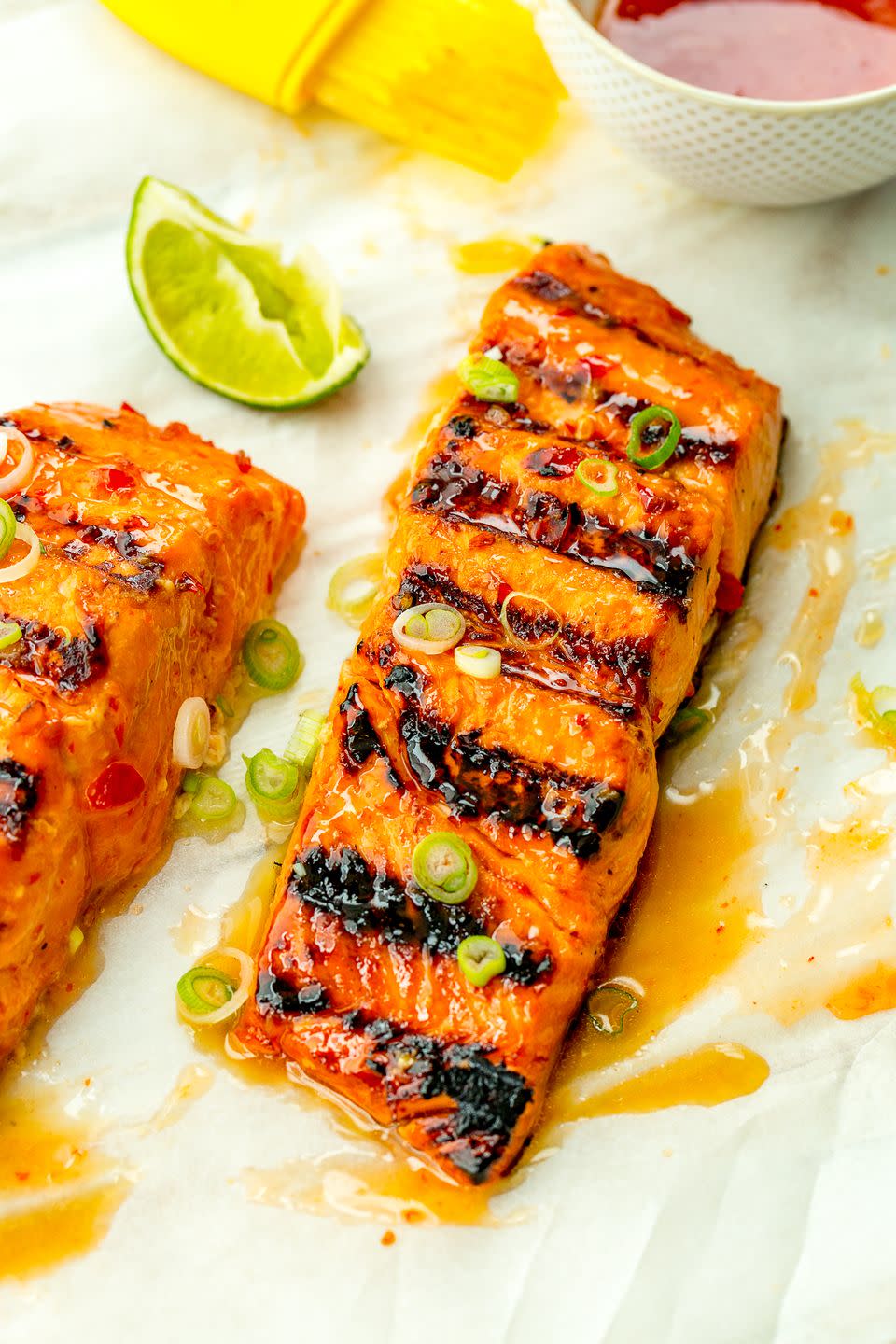 Sweet Chili-Lime Grilled Salmon