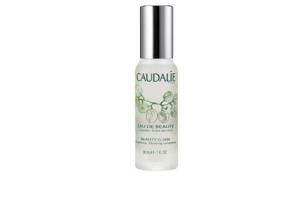 &ldquo;[I use] facial mist throughout the flight to keep moisture, as flying is very drying for your skin. I make my own with rose water and witch hazel, but I also love the Caudalie Beauty Elixir Spray.&rdquo; ― Kenza &lt;br&gt;&lt;br&gt;<a href="https://www.sephora.com/ca/en/product/beauty-elixir-P6025"><strong>Get the Caudalie Beauty Elixir, $49</strong></a>
