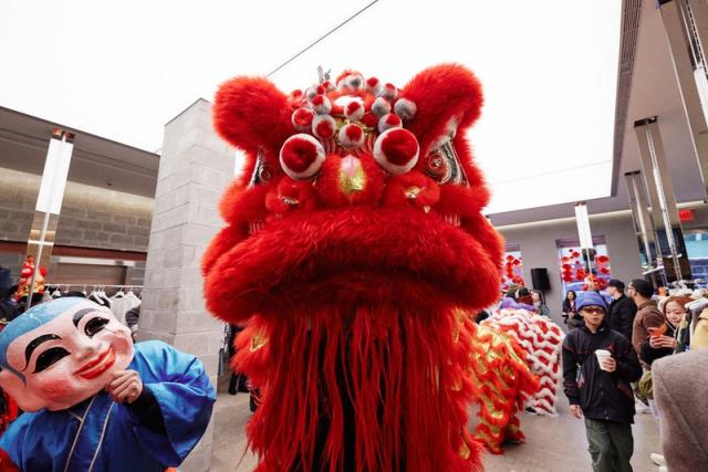Nike NYC 2023 Lantern Festival With Lion Dancing and Chinese Calligraphy