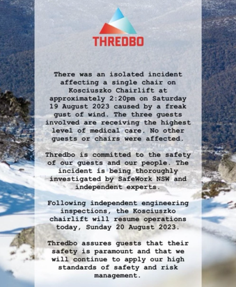 Screenshot from Thredbo Resort