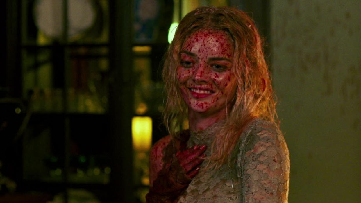  Samara Weaving in Ready or Not. 