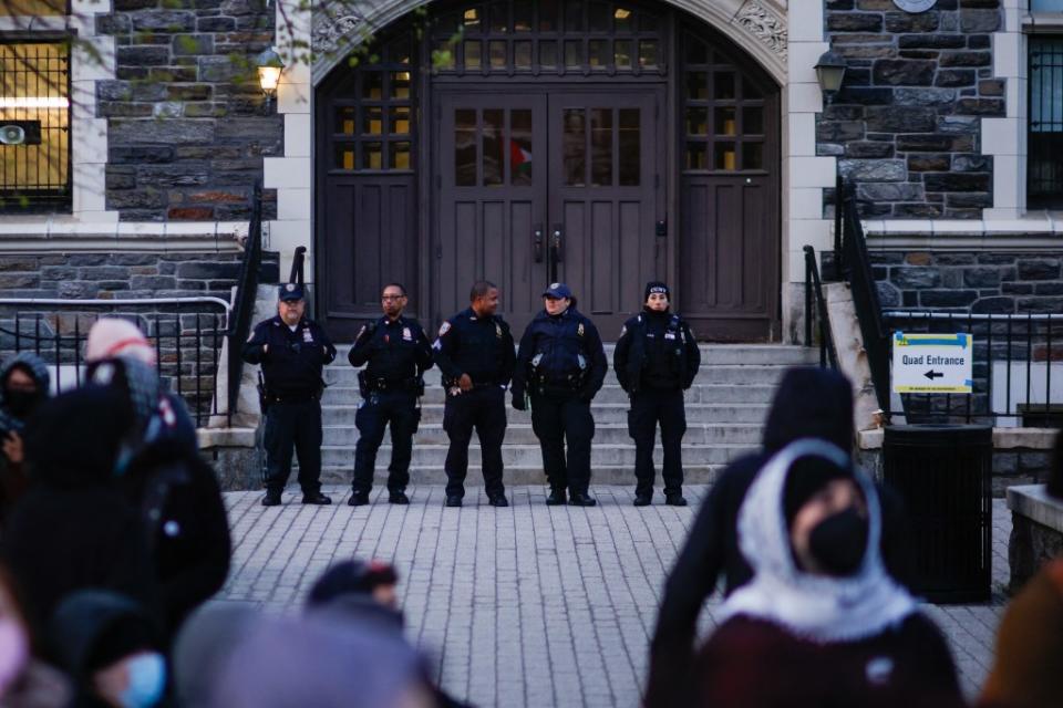 Concern about antisemitism at protests sweeping campuses around the nation has grown – with many demanding for university officials to act more decisively to dismantle demonstrations. AFP via Getty Images