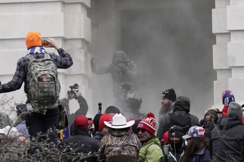 A group of Colorado voters and the group Citizens for Responsibility and Ethics in Washington have appealed to the Colorado Supreme Court to have former President Donald Trump removed from the ballot in 2024 for inciting the U.S. Capitol riot on Jan. 6, 2021. File Photo by Ken Cedeno/UPI