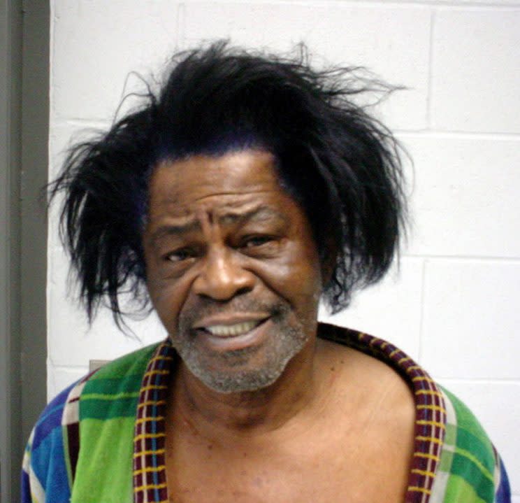 James Brown mug shot. (Photo: Getty)