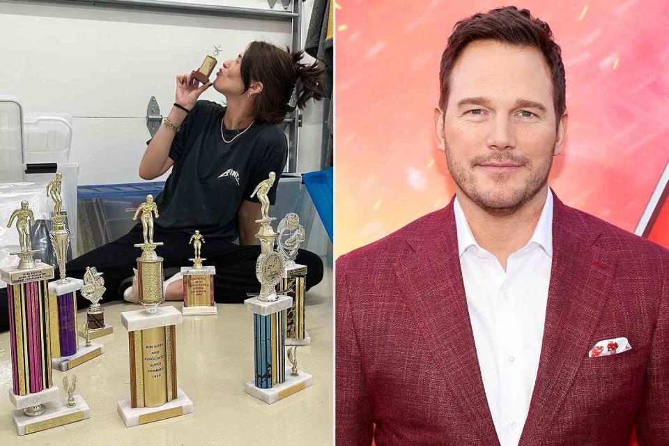 <p>Chris Pratt/ Instagram; Amy Sussman/Getty</p> Katherine Schwarzenegger Pratt (L), Chris Pratt (R)