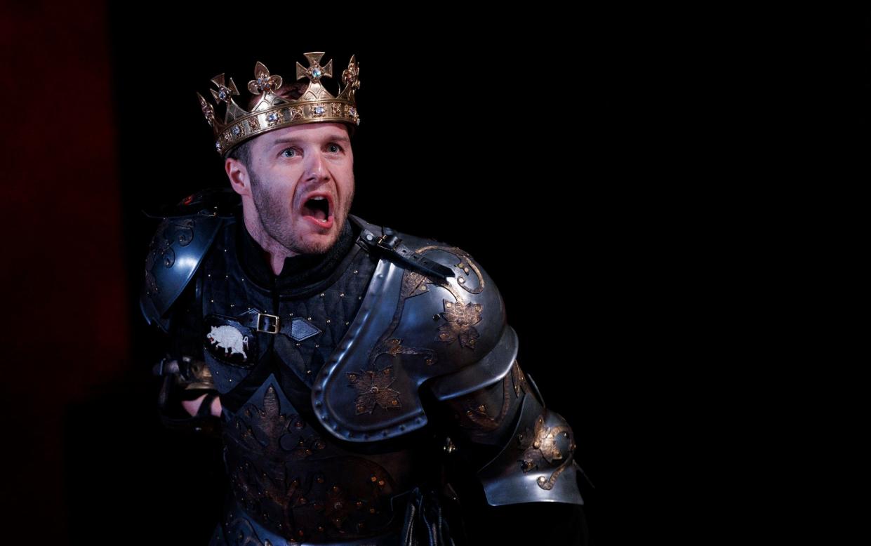 Arthur Hughes has become the first disabled actor to play Richard III at the RSC - Ellie Kurttz