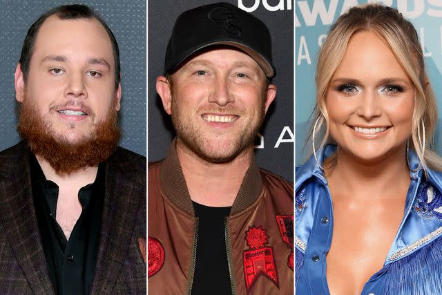 Getty (3) Luke Combs; Cole Swindell; Miranda Lambert