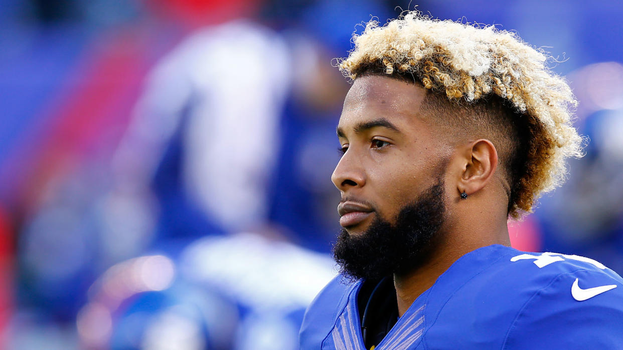 Odell Beckham Jr. is being sued for $15 million following an alleged assault involving his security. (Getty Images)