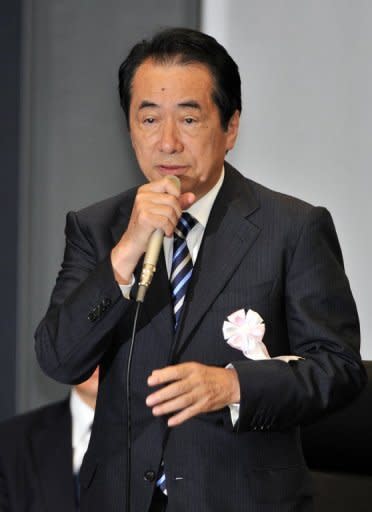 Former Japanese premier Naoto Kan speaks at a parliamentary commission in Tokyo. Kan admitted the government's persistent push for nuclear energy was to blame for the Fukushima nuclear disaster. Kan was criticised for creating a distraction when he visited the nuclear plant a day after it was swamped by a huge tsunami -- as emergency workers were grappling with a meltdown