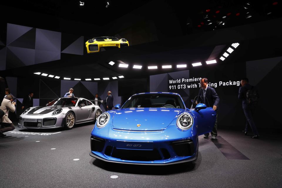 <p>Value of the brand: $10.13 billion<br>Change over previous year: +6%<br>Best-selling model: 911<br><br>(REUTERS/Kai Pfaffenbach) </p>