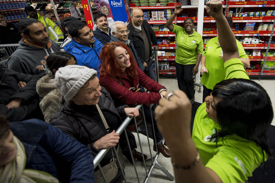 A Black Friday  sales event at Asda in 2019 (Lucy Young)