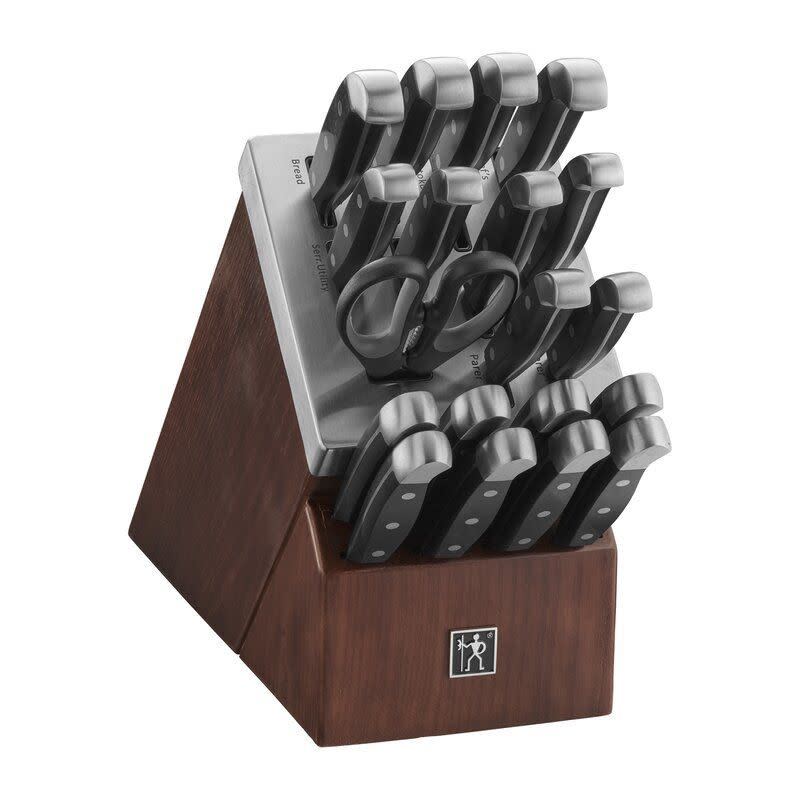 9) Henckels Statement Self Sharpening 20 Piece Knife Block Set