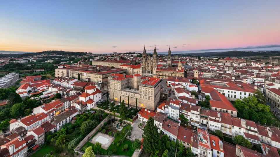 The Camino ends in the capital of the Galicia region (Getty Images)