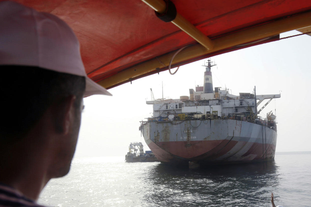 FSO Safer oil tanker Mohammed Hamoud/Anadolu Agency via Getty Images