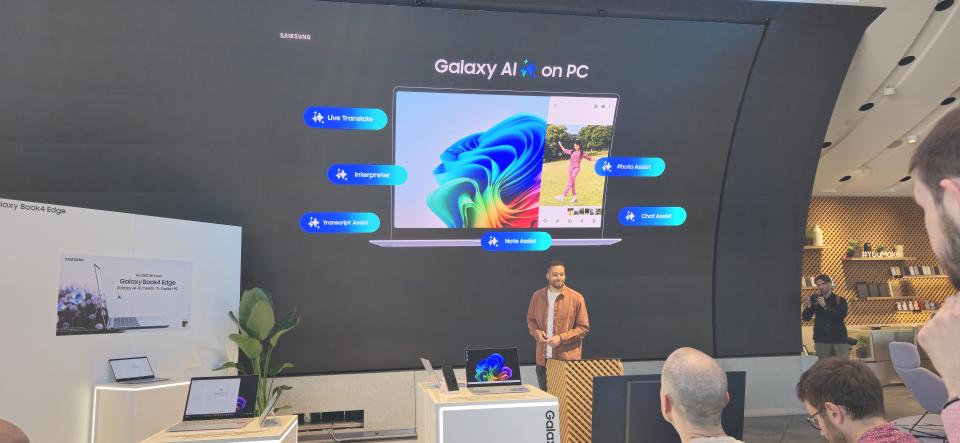 Samsung Galaxy Book4 Edge event