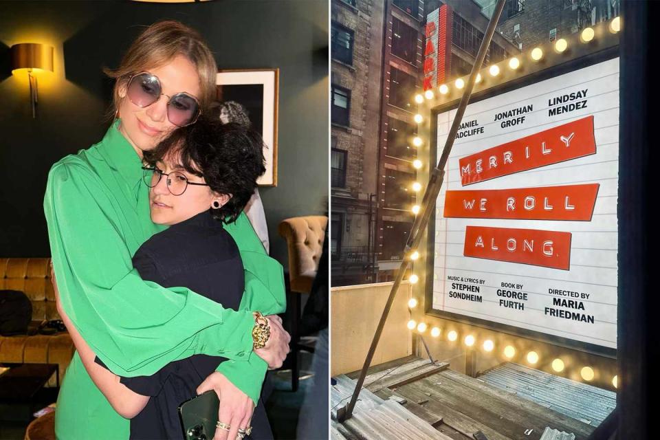 <p>Jennfer Lopez/Instagram</p> Jennifer Lopez enjoys Broadway date with Emme