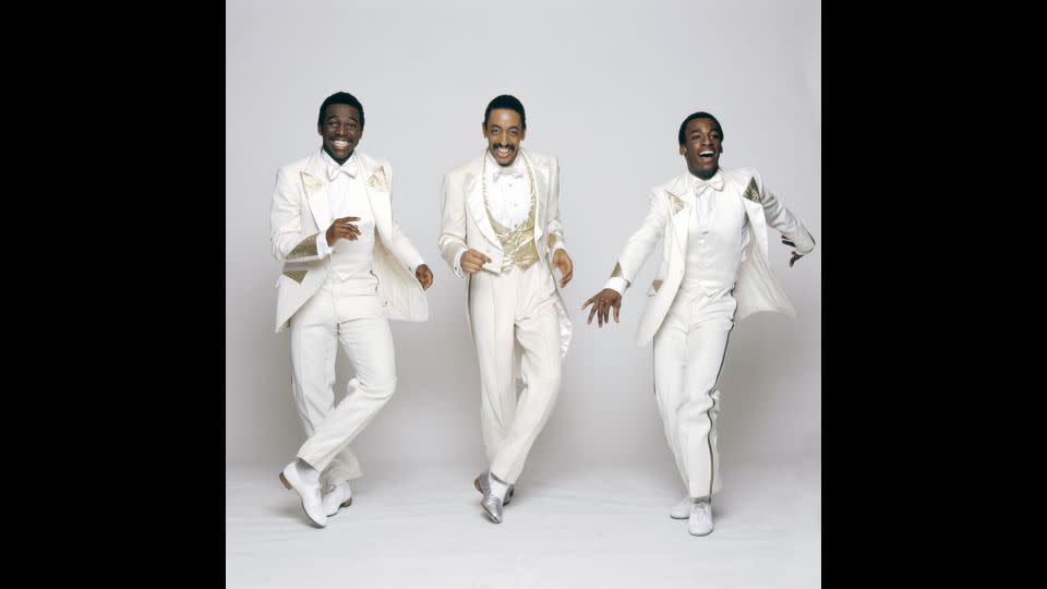 From left, dancers Hinton Battle, Gregory Hines and Gregg Burge promote their Broadway musical "Sophisticated Ladies" in 1981. - Patrick Demarchelier/Conde Nast via Getty Images