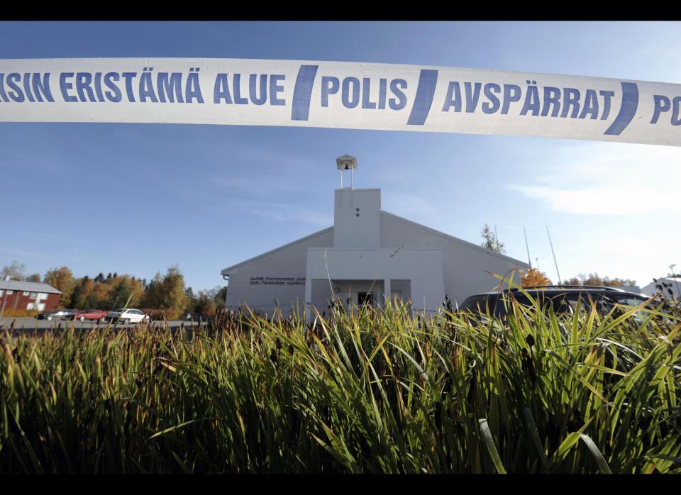 Matti Juhani Saari, 22, kills nine students and a teacher at the Kauhajoki School of Hospitality in Finland before turning the gun on himself. 