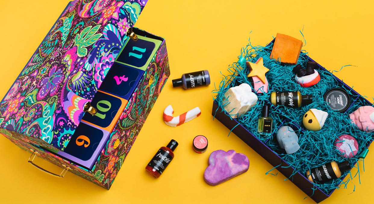 Let the countdown to Christmas begin! Big beauty brands including Lush, Space NK, Fortnum & Mason, No7 and many more are set to release their 2020 beauty advent calendars very soon.  (Lush)