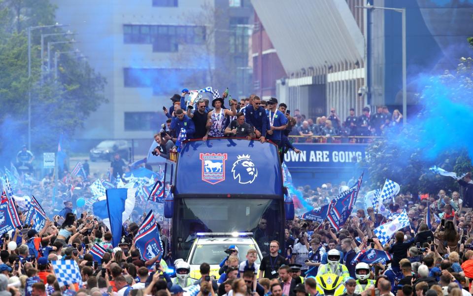 Ipswich promotion parade