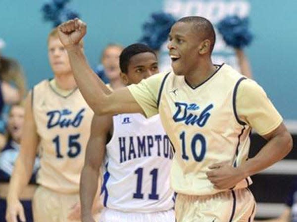 The University of North Carolina Wilmington has on occasion used the nickname "The Dub" on athletic jerseys.