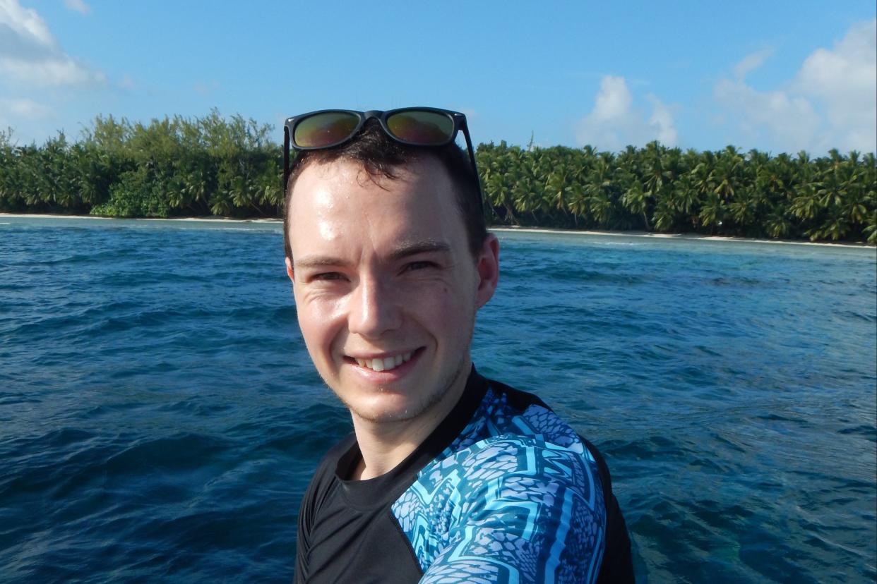 Nick Dunn is a conservation biologist investigating the habits of sharks and rays (Nick Dunn)