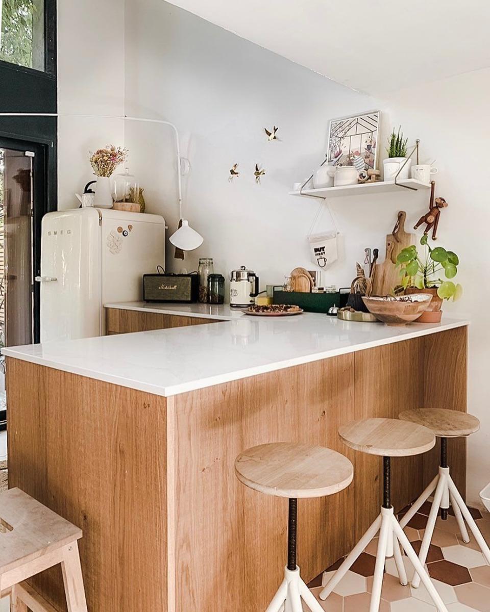 '70s Surf Shack Kitchen Island