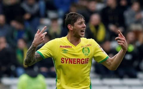 Emiliano Sala in action - Credit: &nbsp;Stephane Mahe/Reuters