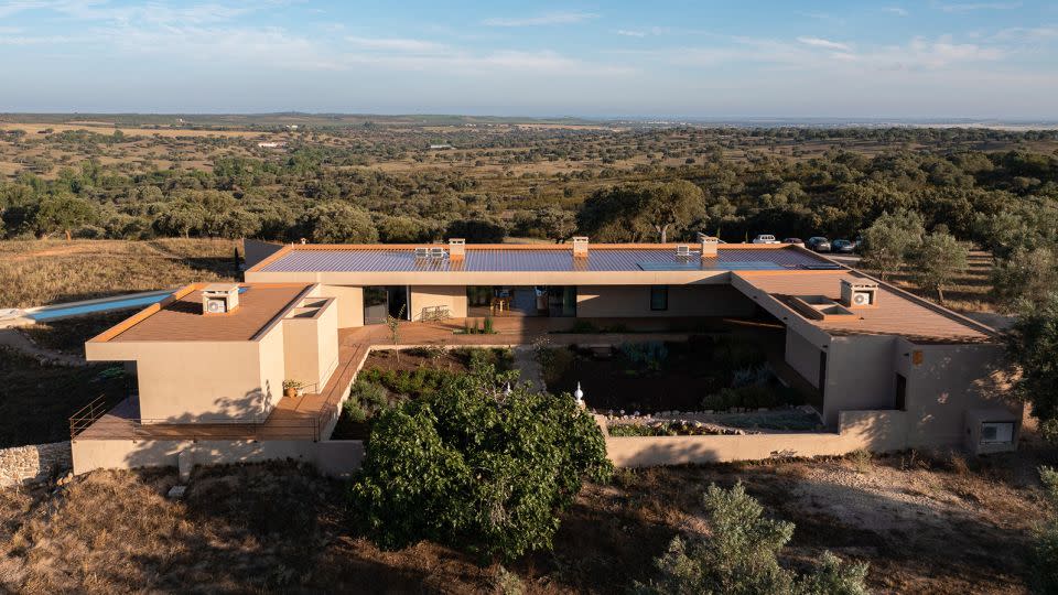 The couple's new home, named Casa Baio, has its own pool, five bedrooms, along with a barn turned pool house. - Duarte Bivar