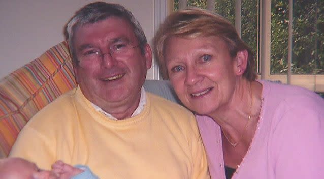 Victim Dermot O'Toole with wife Bridget. Photo: 7News Library