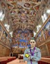 McKayla Maroney is definitely not impressed by the Sistine Chapel.