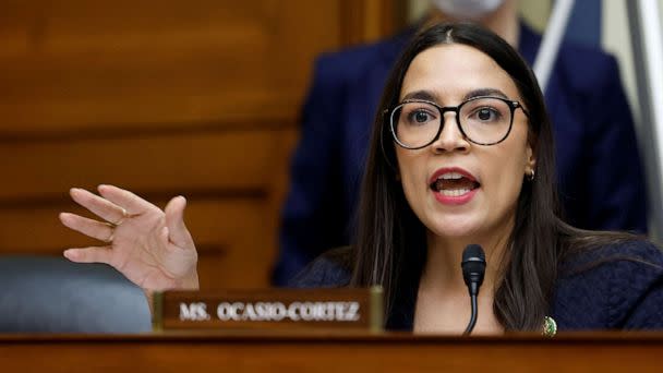 PHOTO: U.S. House Oversight and Accountability Committee member Representative Alexandria Ocasio-Cortez attends the committee's hearing about Twitter's handling of a 2020 New York Post story about Hunter Biden and his laptop, in Washington, Feb. 8, 2023. (Evelyn Hockstein/Reuters)