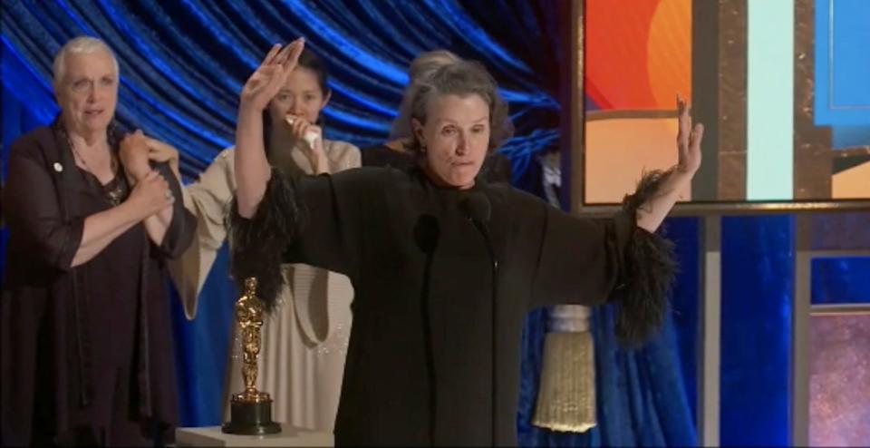 Actress Francis McDormand