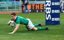 Rugby Union - Italy v Ireland - Six Nations Championship - Stadio Olimpico, Rome - 11/2/17 Ireland's Garry Ringrose scores a try Reuters / Alessandro Bianchi Livepic