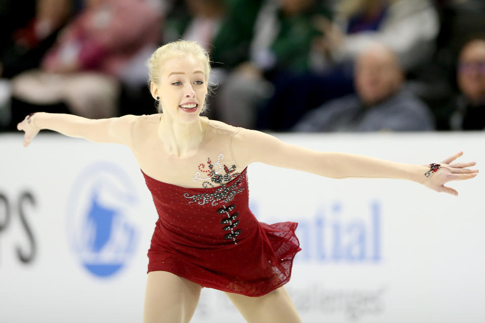 <p>The rise of Bradie Tennell reads like a Cinderella story on hyperdrive. Her fairy tale includes a surprise win at the 2018 U.S. Figure Skating Championships, landing a spot on Team USA, and then winning a bronze medal with Team USA’s third place finish in the team figure skating event at the 2018 Winter Olympics.<br> (Photo by Matthew Stockman/Getty Images) </p>