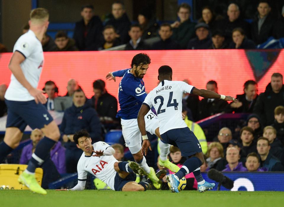 Son tripped Gomes before he collided with Serge Aurier (Credit: Getty Images)