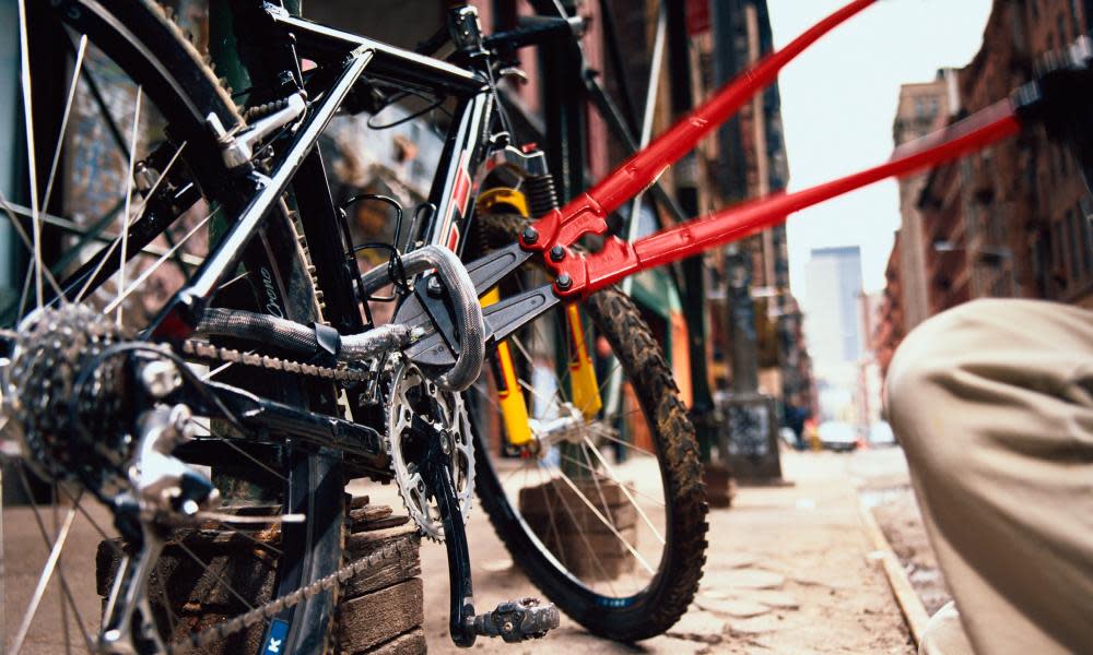 Bicycle Thief Cutting Lock