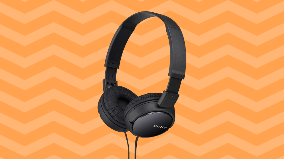 Save half on these Sony MDRZX110/BLK ZX Series Stereo Headphones. (Photo: Amazon)