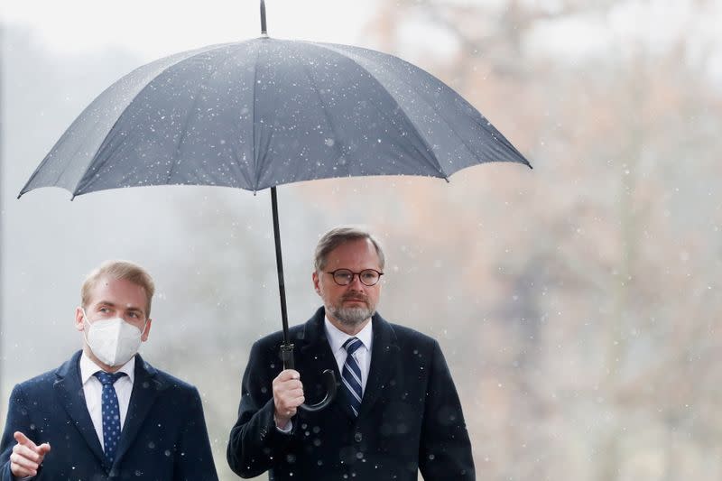 Czech Republic's President Zeman appoints Petr Fiala as new Prime Minister, in Lany