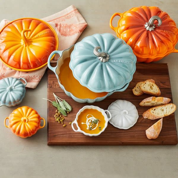 Le Creuset Cast Iron Pumpkin Casserole, Enameled, 4 Colors on Food52