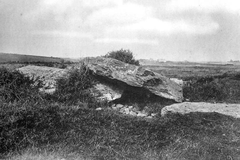 The Llanfechell Cromlech Burial Chamber pictured somewhere between 2005-2006 -Credit:George Nash